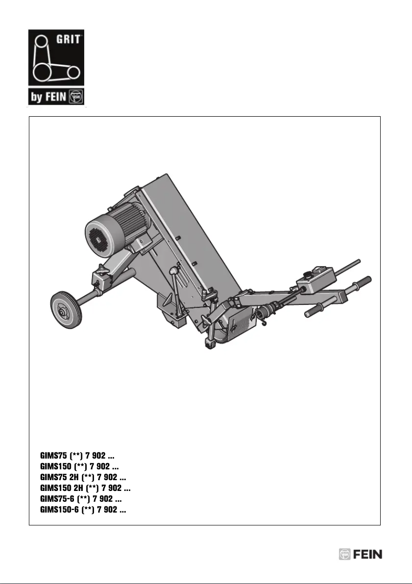 Page 1 of the manual User Manual Fein GIMS 75-6