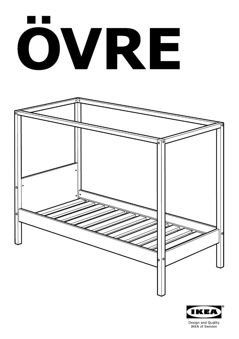 Page 1 de la notice Manuel utilisateur Ikea OVRE