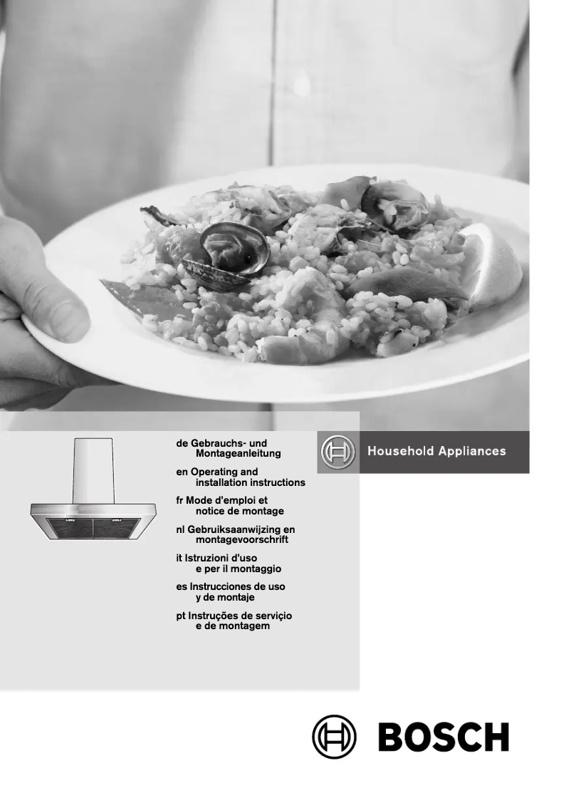 Page 1 of the manual User Manual Bosch DWW076650