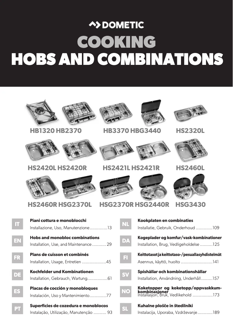 Page 1 de la notice Manuel utilisateur Dometic HB 1320