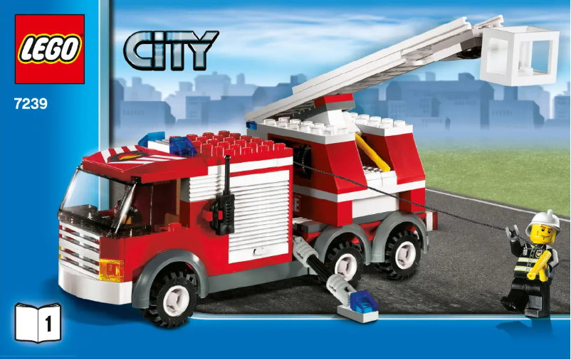 Page 1 de la notice Manuel utilisateur Lego City 7239