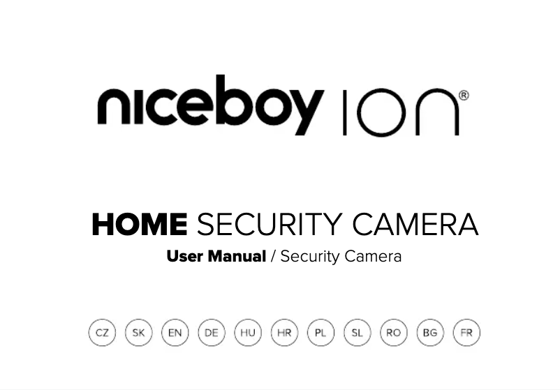 Page 1 de la notice Manuel utilisateur Niceboy ION Home Security Camera